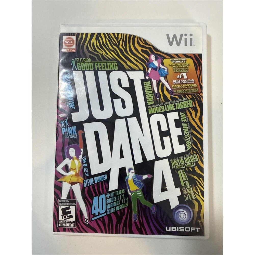 Just Dance 4 Nintendo Wii 40+ Hit Tracks Brand New Factory Sealed